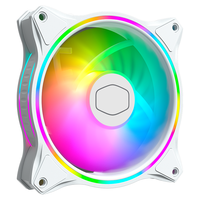 COOLER MASTER 酷冷至尊 MasterFan MF120 HALO ARGB 120mm 机箱散热风扇 白色 3只装+风扇控制器