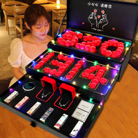 法国兰冠护口红项链香水十件套情人节送女友礼物送老婆