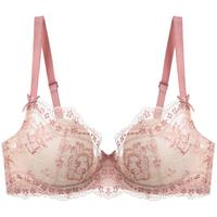 【清仓2件109】法式内衣女夏季薄款大胸显小性感蕾丝文胸