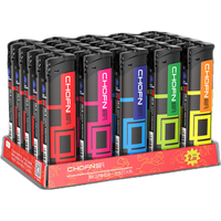 超凡 一次性打火机防风一整盒厂家充气订做广告印字男普通家用 (防风)CF21时尚空间 50支