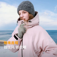 三彩2025冬季新款连帽羽绒服户外鹅绒服M