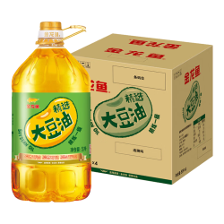 金龙鱼 精炼一级大豆油 20L 5L*4桶 非转基因