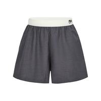 little MO&Co.little moco童装24夏装女童直筒休闲宽松西装短裤KBD2SOT024 深灰色 130/56