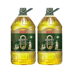 金龙鱼 食用植物调和油 橄榄鲜生 零反式脂肪 添加10%特级初榨橄榄油 4L
