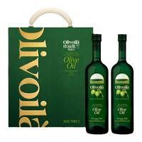 欧丽薇兰橄榄油礼盒750ml*2食用油年货礼盒烹饪