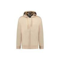 移动端：BURBERRY 男士棉混纺刺绣Logo连帽卫衣