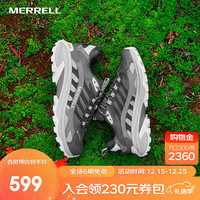 MERRELL MOAB SPEED 2GTX户外低帮男女款越野鞋防水防滑轻量越野跑徒步鞋 J037515柏油灰 男 43