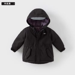 戴维贝拉 童装儿童羽绒服冬季男女童外套工装羽绒服宝宝