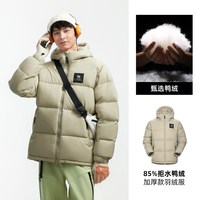 骆驼 城市户外7164男女同款羽绒服A33CR07164