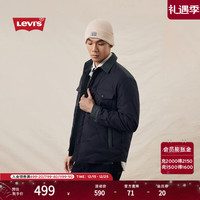 Levi's 25年秋冬男士美式翻领轻薄舒适简约休闲羽绒服 蓝色 S