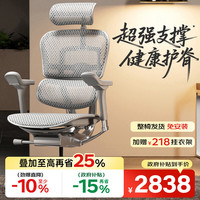 Ergonor 金豪E 2代 人体工学电脑椅 银白色 Q4.0版