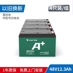 天能 电池A+ 48V60V72V电动车石墨烯电池二轮三轮车电瓶车铅酸电池
