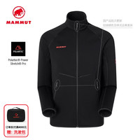 MAMMUT Aconcagua 男士经典户外休闲舒适保暖抓绒立领中层夹克 黑色 M