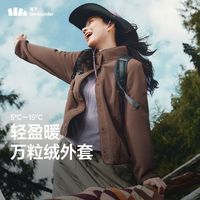 蕉下 万粒绒外套女款秋季摇粒绒休闲抓绒衣内胆户外防风薄外套