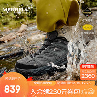 MERRELL 户外减震徒步鞋MOAB3 GTX防水低帮透气轻量舒适耐磨防滑登山鞋J035797 J035799 灰-3 GTX 42