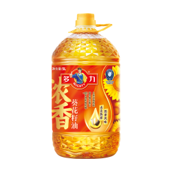 多力 浓香葵花籽油5L 去壳熟榨 富含维e 0反式脂肪酸