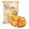 LOTTE 乐天 韩国进口零食乐天蒜香烤面包片70g酥性饼干烤馍片非油炸膨化食品