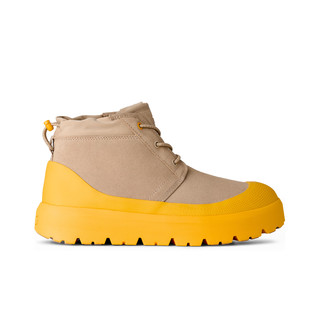 UGG 王一博同款冬季男女同款厚底系带纽姆彩壳雪地靴时尚靴1143991 MMM | 芥菜籽色/ 夏日小麦黄色 37