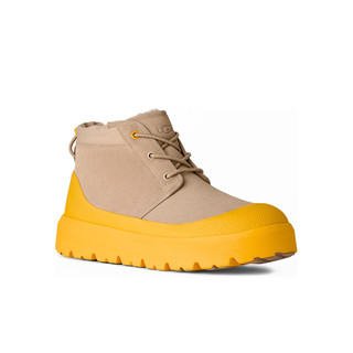 UGG 王一博同款冬季男女同款厚底系带纽姆彩壳雪地靴时尚靴1143991 MMM | 芥菜籽色/ 夏日小麦黄色 37
