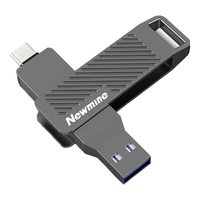 纽曼（Newmine）纽曼 u盘128G TYPE-C高速usb双接口双头3.1大容量优盘手机电脑两用安卓苹果连接转接车载 锖色