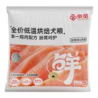 京觅低温烘焙狗粮幼犬成犬营养高蛋白鸡肉全价全期通用型犬粮50g*4包