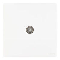 罗格朗开关插座面板 浅央系列陶瓷白色86型暗装 一位电视插