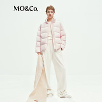 MO&Co.【active系列】羽绒服2025冬90鹅绒防风高领宽松MBE4EIN046 水粉色 M /165