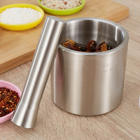 onlycook dyg-02 压捣蒜器 304不锈钢 带盖子