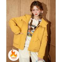 Et Boite 女士加绒加厚连帽短款工装外套 2025秋冬