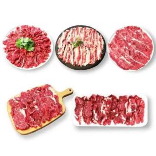 暖男厨房 火锅套餐1.5斤（雪花+肥胼+匙仁+吊龙+嫩肉）