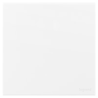 罗格朗开关插座面板 画采系列陶瓷白86型暗装清单报价 空白面板