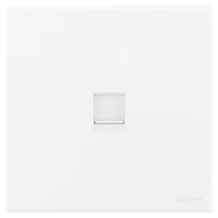 罗格朗开关插座面板 画采系列陶瓷白86型暗装清单报价 一位电话插