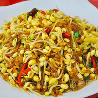 黄豆芽炒粉条+烙馍套餐兑换券·1张