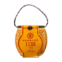中茶 1133纸绳箩 2021年陈化一级窖藏广西梧州六堡茶 500g
