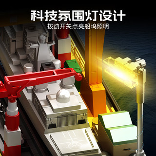 SEMBO BLOCK 森宝积木 强国雄风系列 208138 051B驱逐舰