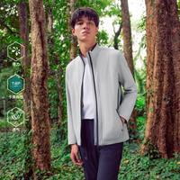 探路者 立领外套春夏软壳衣户外跑步透气弹力速干开衫上衣