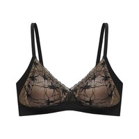 伊维斯 无钢圈空气薄杯文胸女 透气无痕侧收内衣