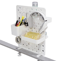 班哲尼洞洞板免打孔玄关置物桌面书衣架墙面厨房挂钩收纳柜配件套装 仅适配本链接 正方盒