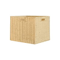 盛耐钢制格子柜配套收纳筐29*29*29cm（米色款） 单个收纳筐(米色款)