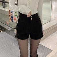 乐卡利 女士高腰短裤 春夏季热裤