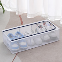 优芬 Youful（YOU FEN）鞋盒家用床底收纳箱可折叠的储物鞋柜防潮防尘收纳盒宿舍鞋子整理 大号-4钢架【60*30*15cm】