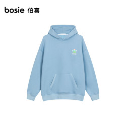 bosie 小花人系列重磅加绒加厚连帽卫衣（多色任选）