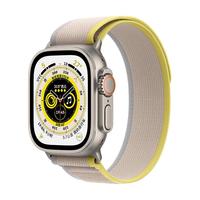  Apple/苹果 GPS+蜂窝款 智能手表+黄配米色野径回环式表带  钛金属 49