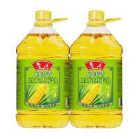 鲁花压榨特香玉米胚芽油5L*2厨房食用油物理压榨家庭实惠装