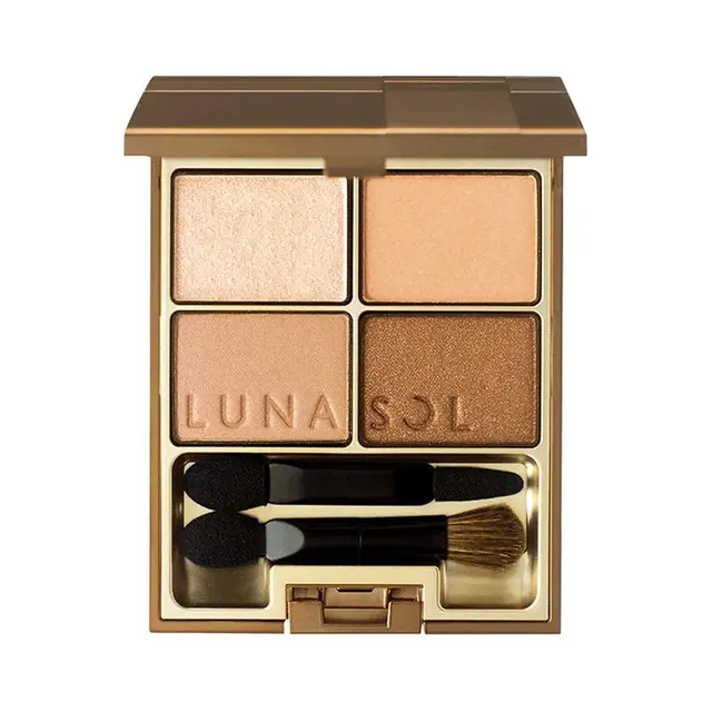LUNASOL眼影日月晶采光透美肌大地色眼影盘ins嘉娜宝店
