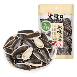 老街口 原味瓜子500g 新货大颗粒香瓜子葵花籽坚果炒货零食