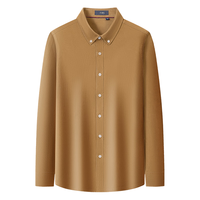 杉杉（FIRS）【色纺灯芯绒】衬衫男长袖纯棉休闲商务新款磨毛衬衣