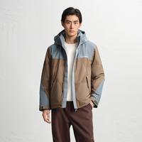 太平鸟 男士连帽羽绒服