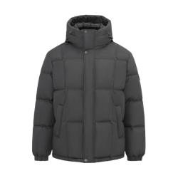雪中飞 男士加厚连帽保暖羽绒服