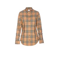 BURBERRY 巴宝莉BBR衬衫女款格子衬衫女士衬衣上衣